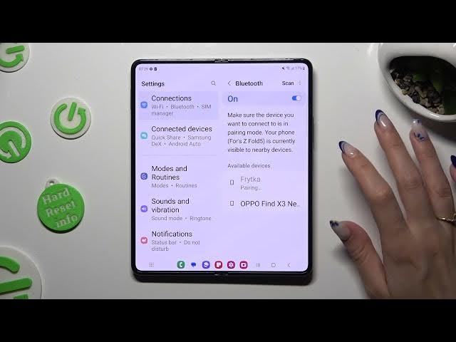 Video thumbnail for How to Connect a Bluetooth Device to SAMSUNG Galaxy Z Fold5