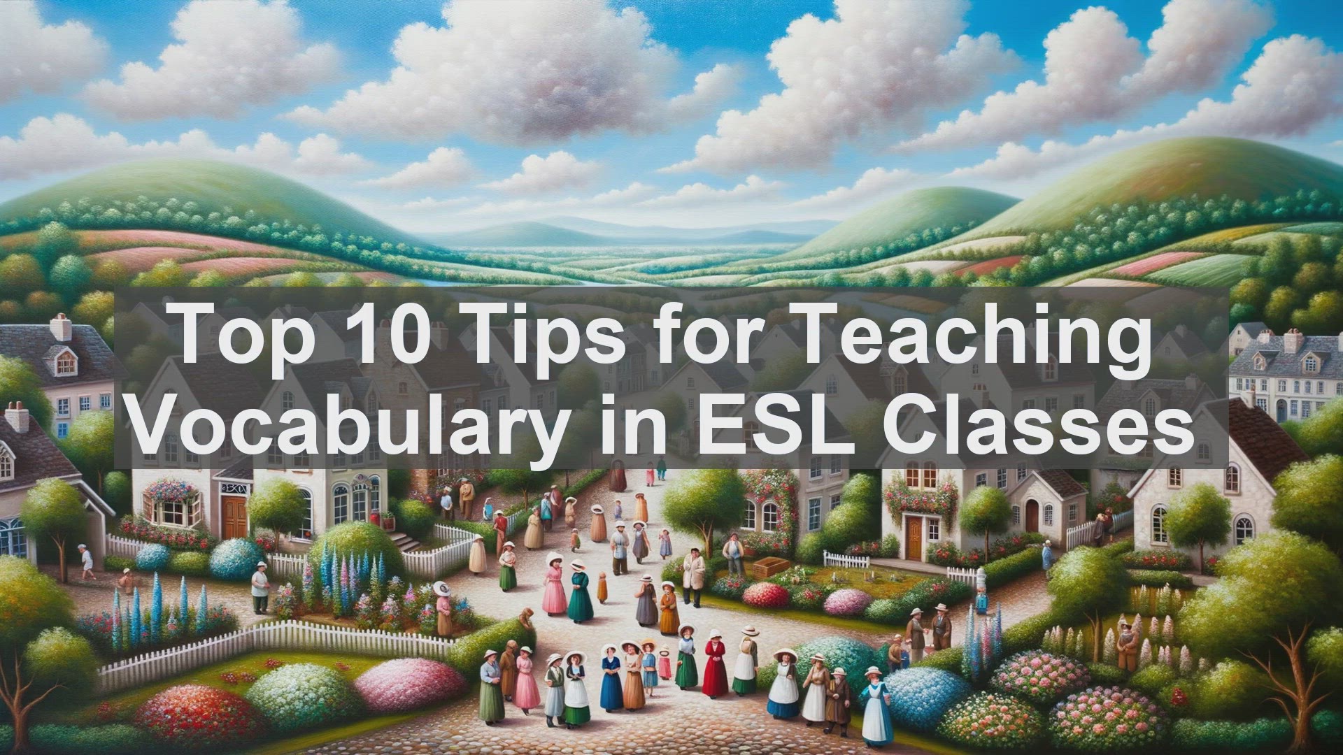 'Video thumbnail for Top 10 Tips for Teaching Vocabulary in ESL Classes'