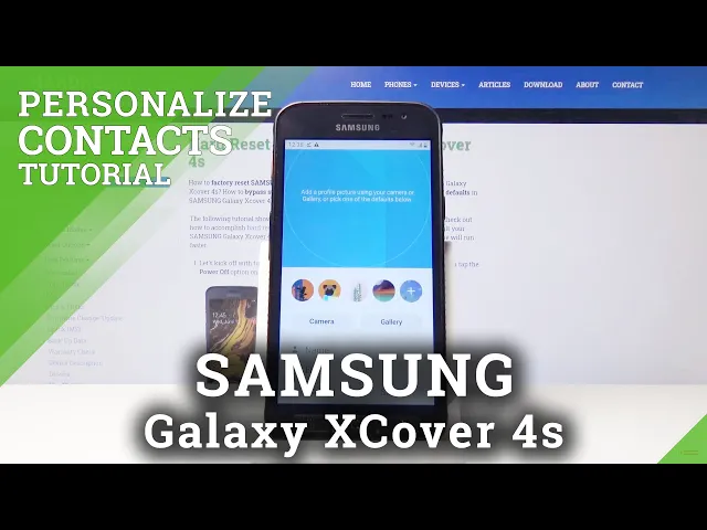 Video thumbnail for How to Add Photo to Contact in SAMSUNG Galaxy Xcover 4s – Personalize Contacts