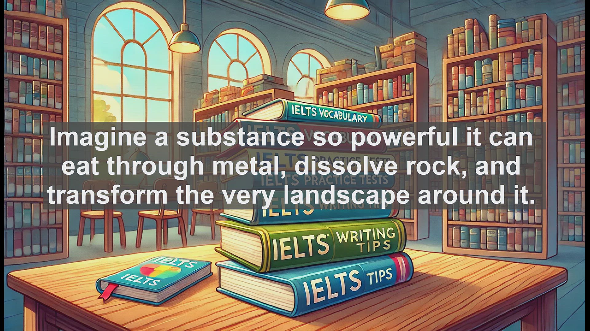 'Video thumbnail for 5000 Must Know IELTS 8.0 Vocabulary - Corrosive: The Power to Destroy'