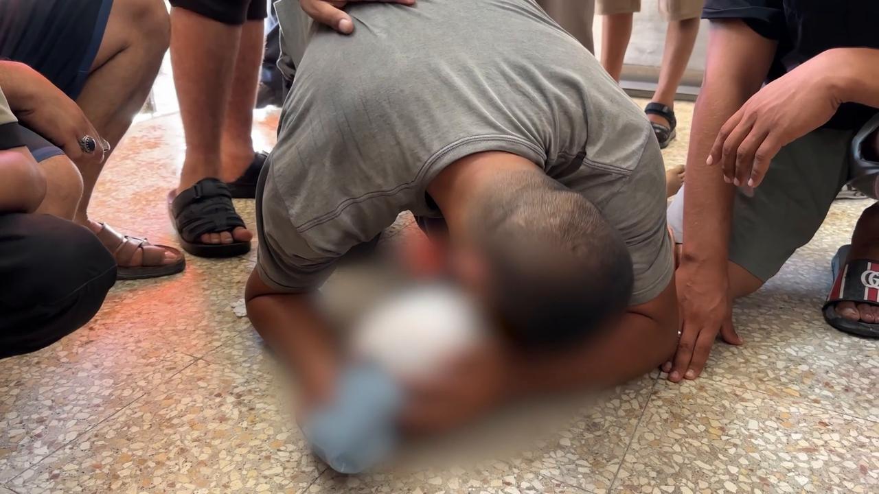 Video thumbnail for Four-year-old child killed in Israeli airstrike on central Gaza home.