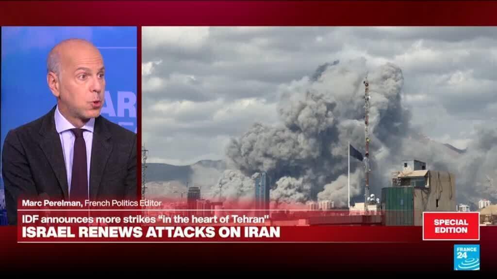 Video thumbnail for Attack on Iran: IDF announces more strikes "in the heart of Tehran"