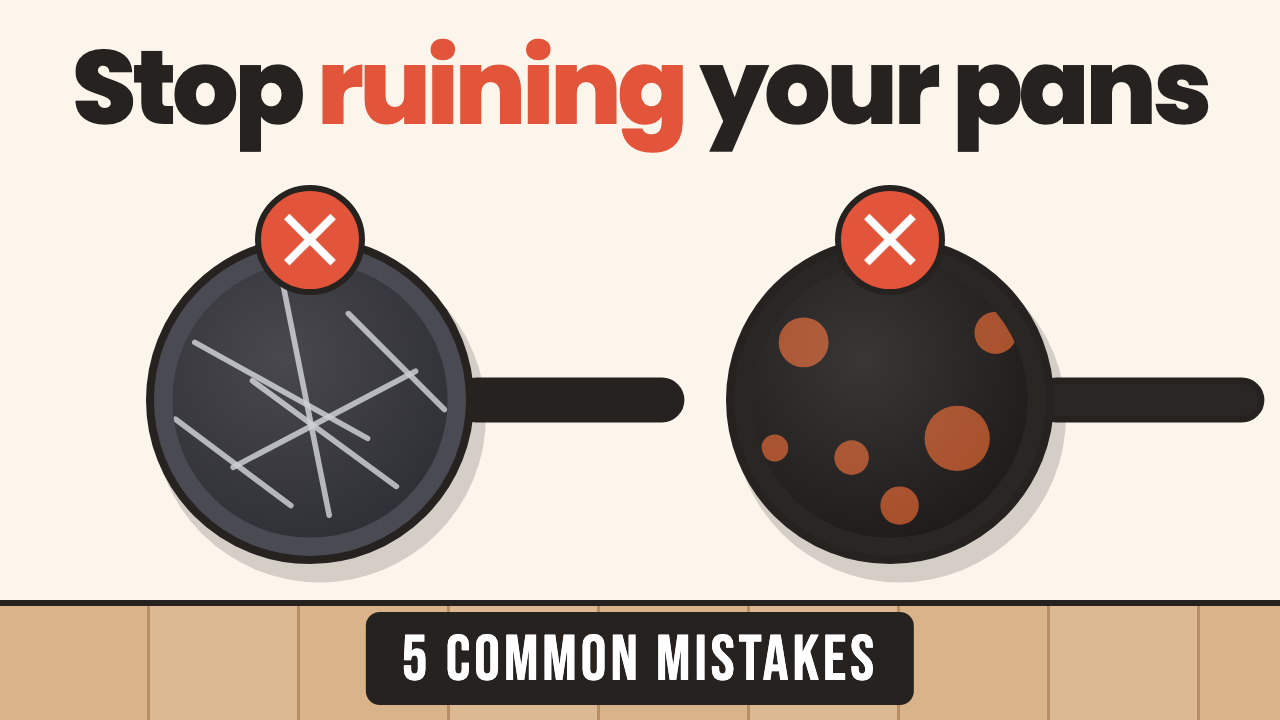 Video thumbnail for 5 mistakes that ruin your pans