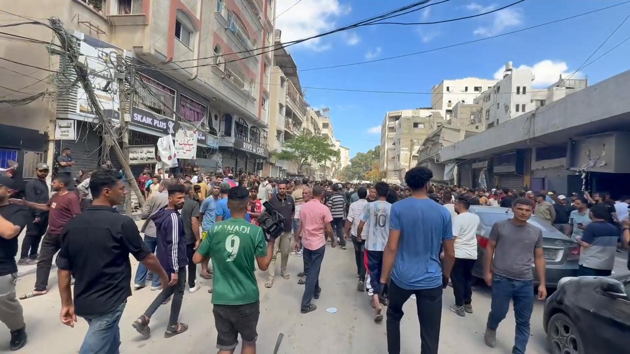 Video thumbnail for Israeli Strike Hits Gaza City.