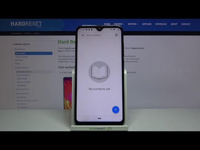 Video thumbnail for How to Copy Contacts in CUBOT NOTE 7 – Duplicate Contact List