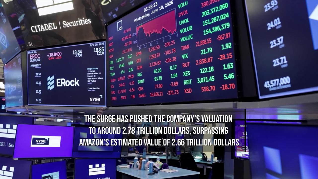 Video thumbnail for SpaceX Overtakes Amazon To Become World's Fifth Most Valuable Company.