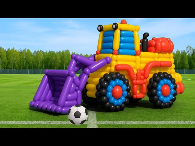 Video thumbnail for The mascot vibrato assistant JCB placed on the football field is popular, co-produced, and creative