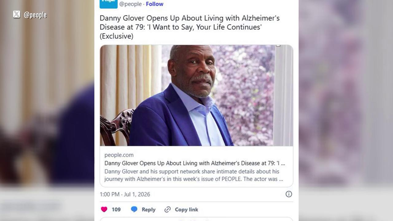Video thumbnail for UNCAPTIONED: Danny Glover reveals Alzheimer's disease diagnosis.