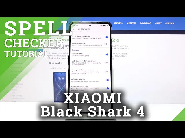 Video thumbnail for How to Enable Spell Check in Xiaomi Black Shark 4 - Auto Spell Check