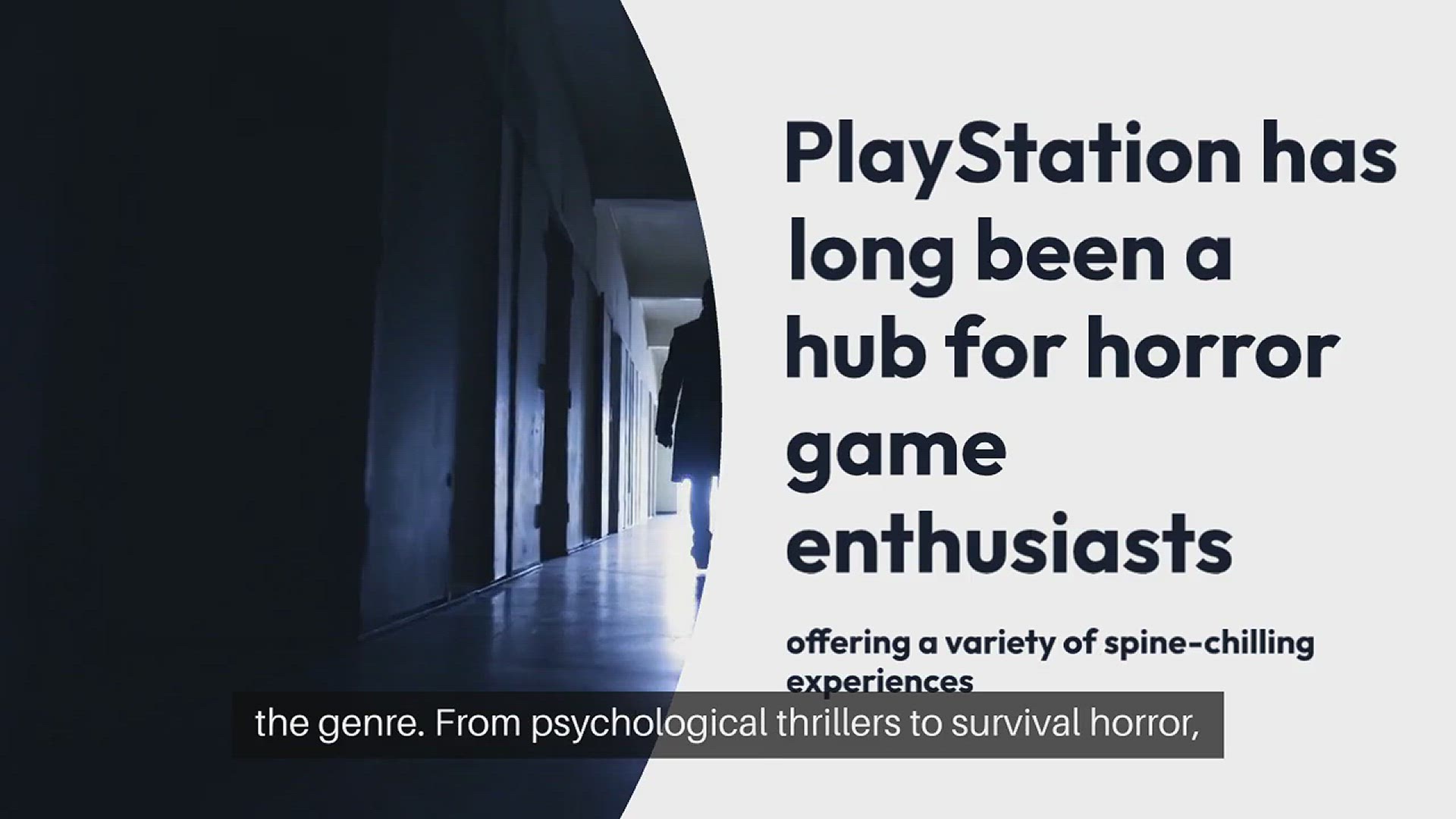 'Video thumbnail for PlayStation Horror Games'