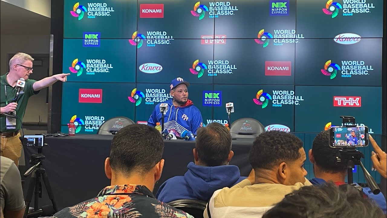 Video thumbnail for Yadier Molina habla sobre la derrota de Puerto Rico 🇵🇷 en el V World Baseball Classic