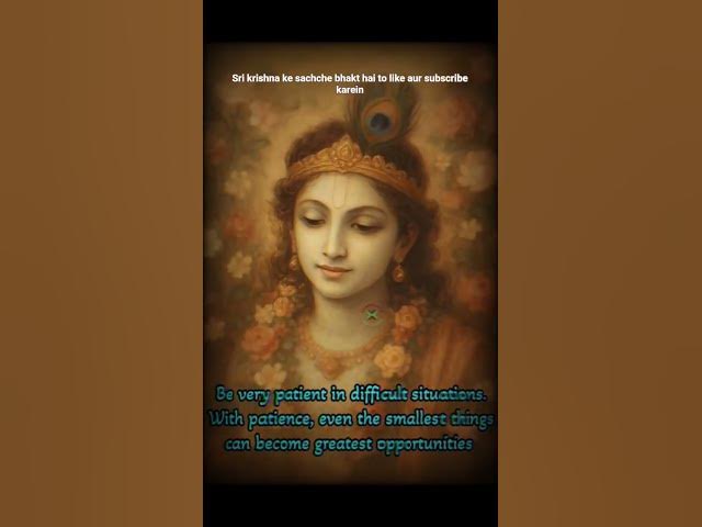 Video thumbnail for Get inspired with this timeless wisdom from the Bhagavad Gita😌🤞✨ #sanatandharma #motivation #bhakti