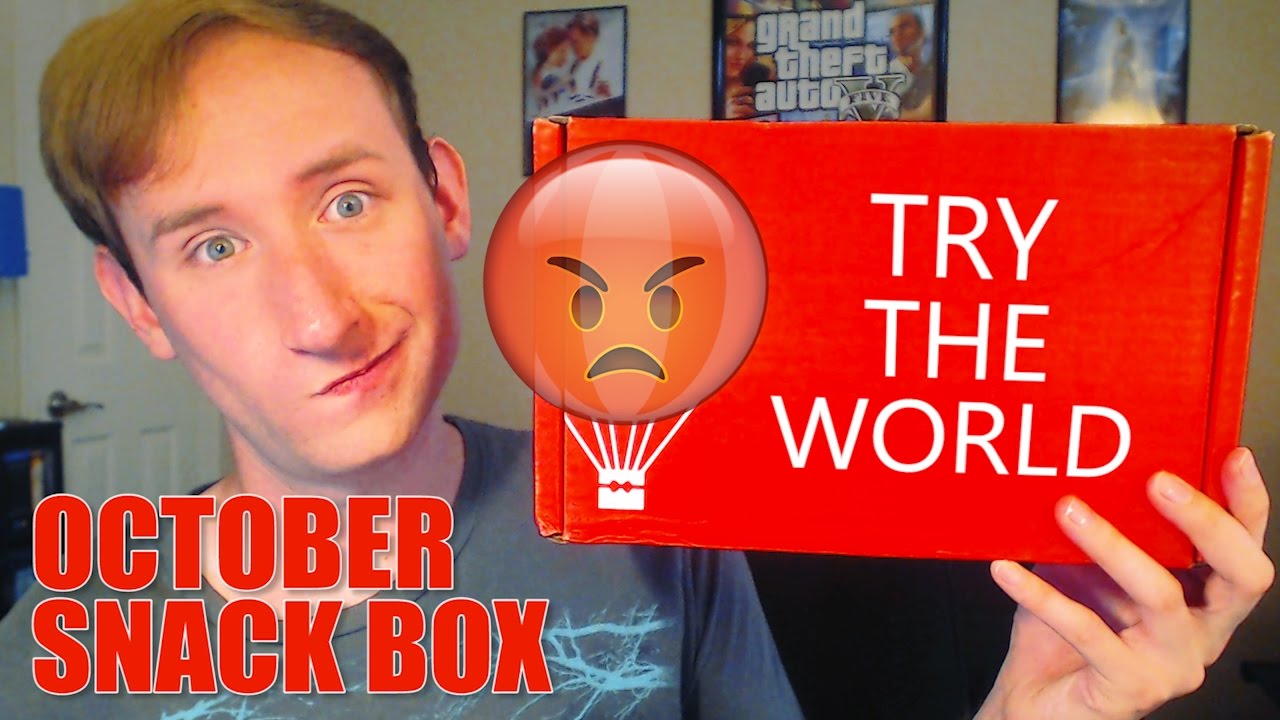 Video thumbnail for TRY THE WORLD SNACK BOX (October 2016) - Is It Worth It?