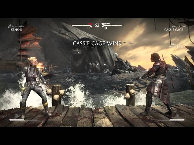 Video thumbnail for Mortal Kombat X - Traditional Klassic Towers: Kenshi vs Cassie Cage "Way of the Blade" & "My Puppet"