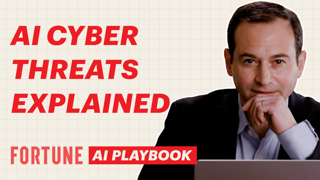 Video thumbnail for Is your data safe? The new AI cyber threat explained | Fortune AI Playbook