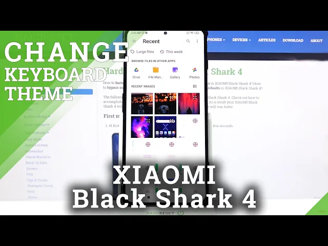 Video thumbnail for How to Personalize Keyboard Theme on XIAOMI Black Shark 4 - Customize Keyboard Theme