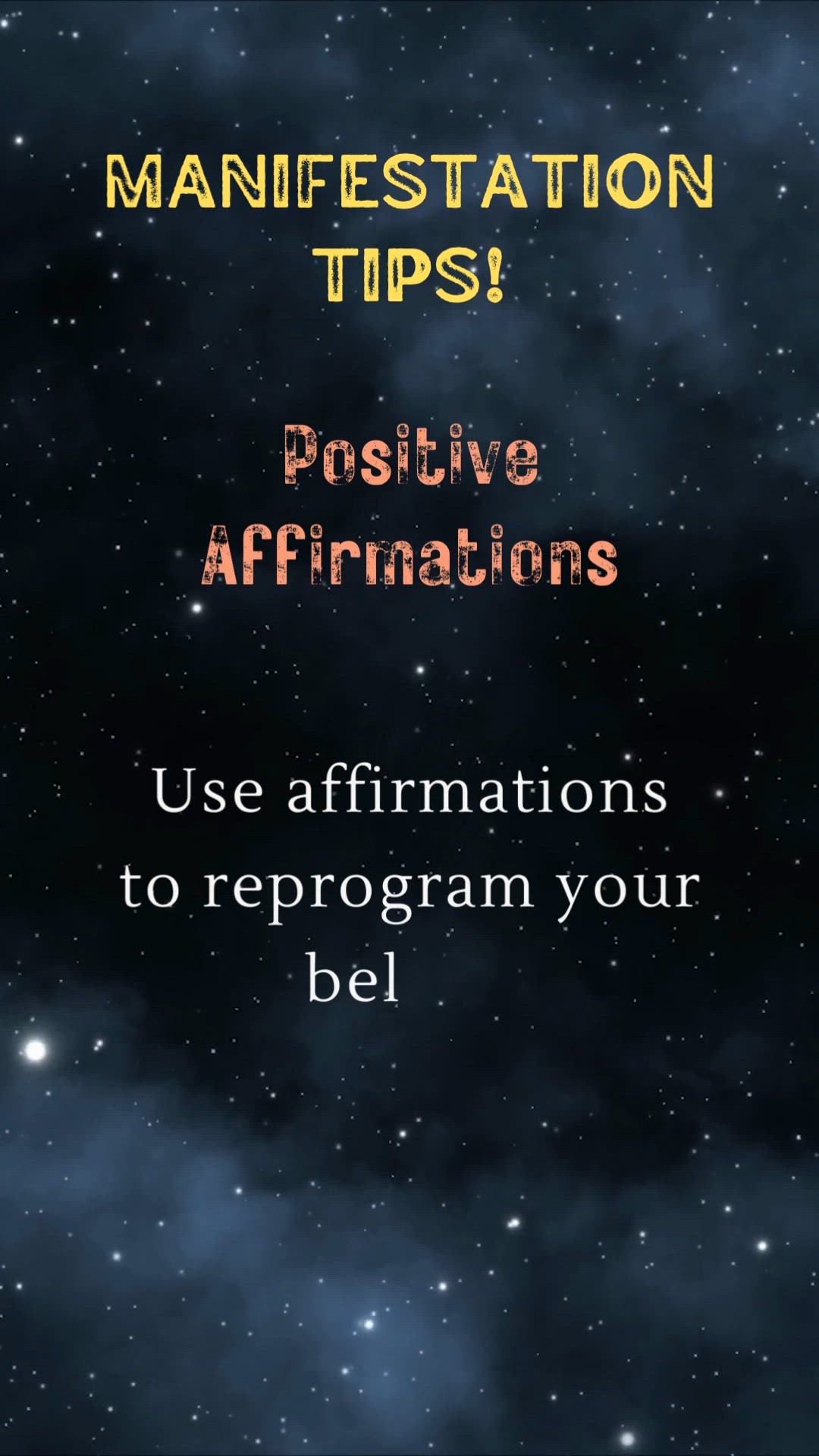 'Video thumbnail for Manifestation Tips!'
