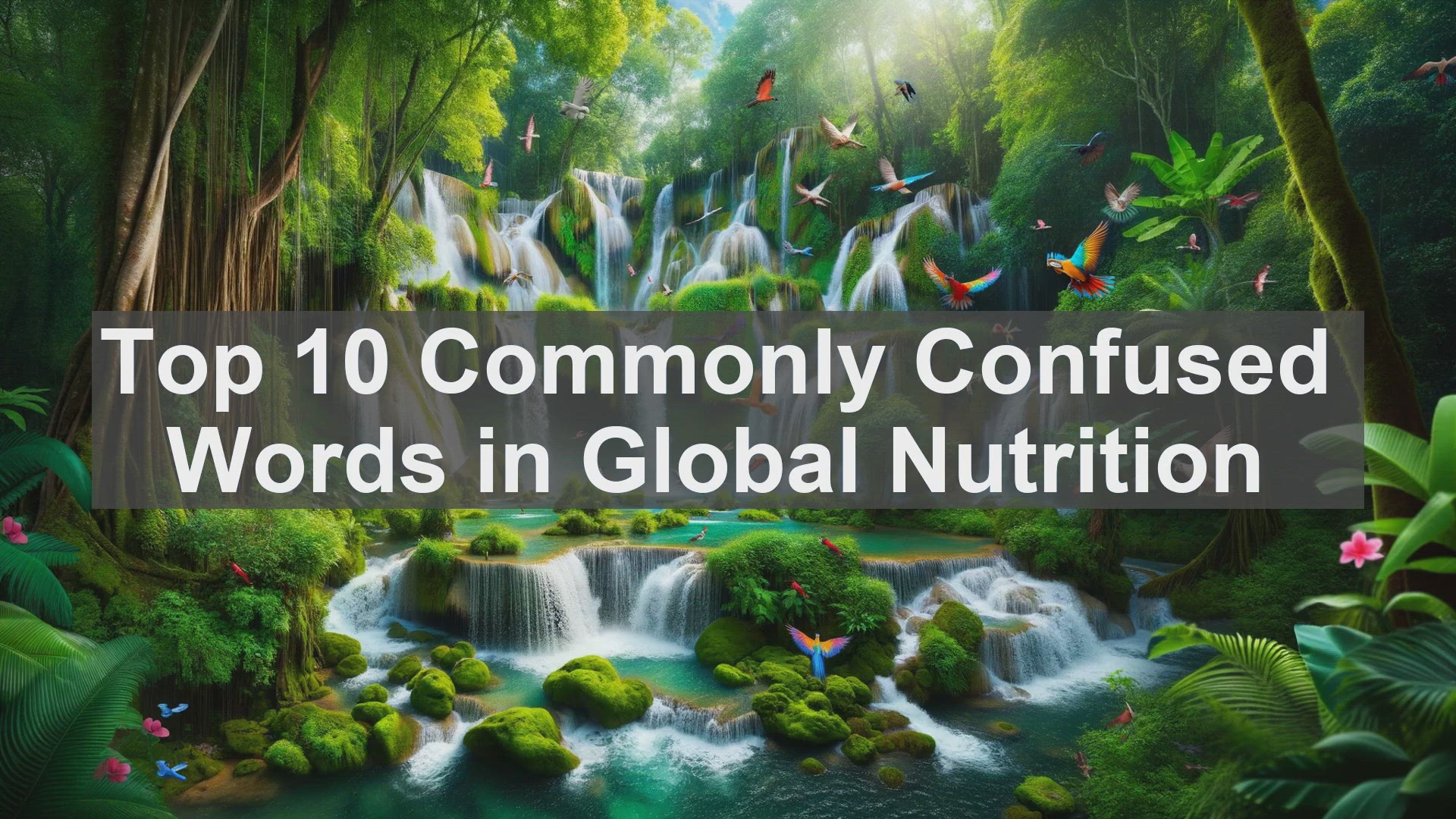 'Video thumbnail for Top 10 Commonly Confused Words in Global Nutrition'