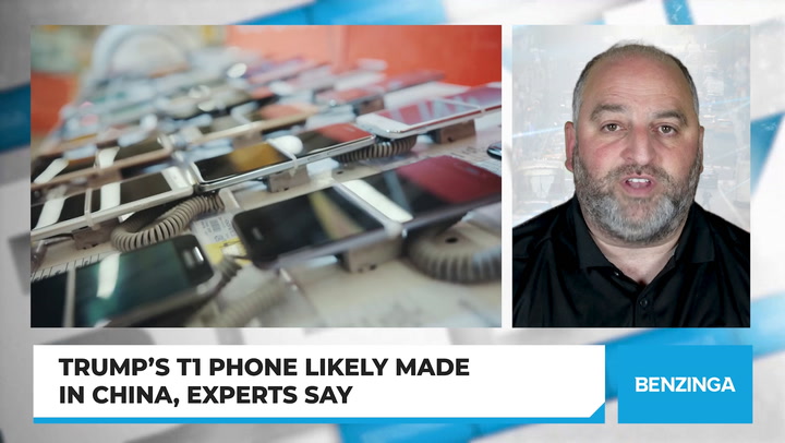 Video thumbnail for Trump’s T1 Phone Likely Made In China, Experts Say