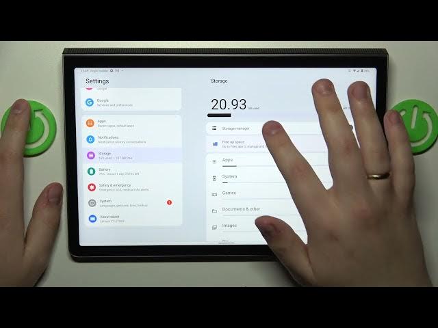 Video thumbnail for How to Check How Much Internal Storage I Have on a LENOVO Yoga Tab 11