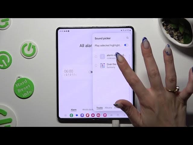 Video thumbnail for How to Set Up Alarm Clock on Samsung Galaxy Fold5 5G?