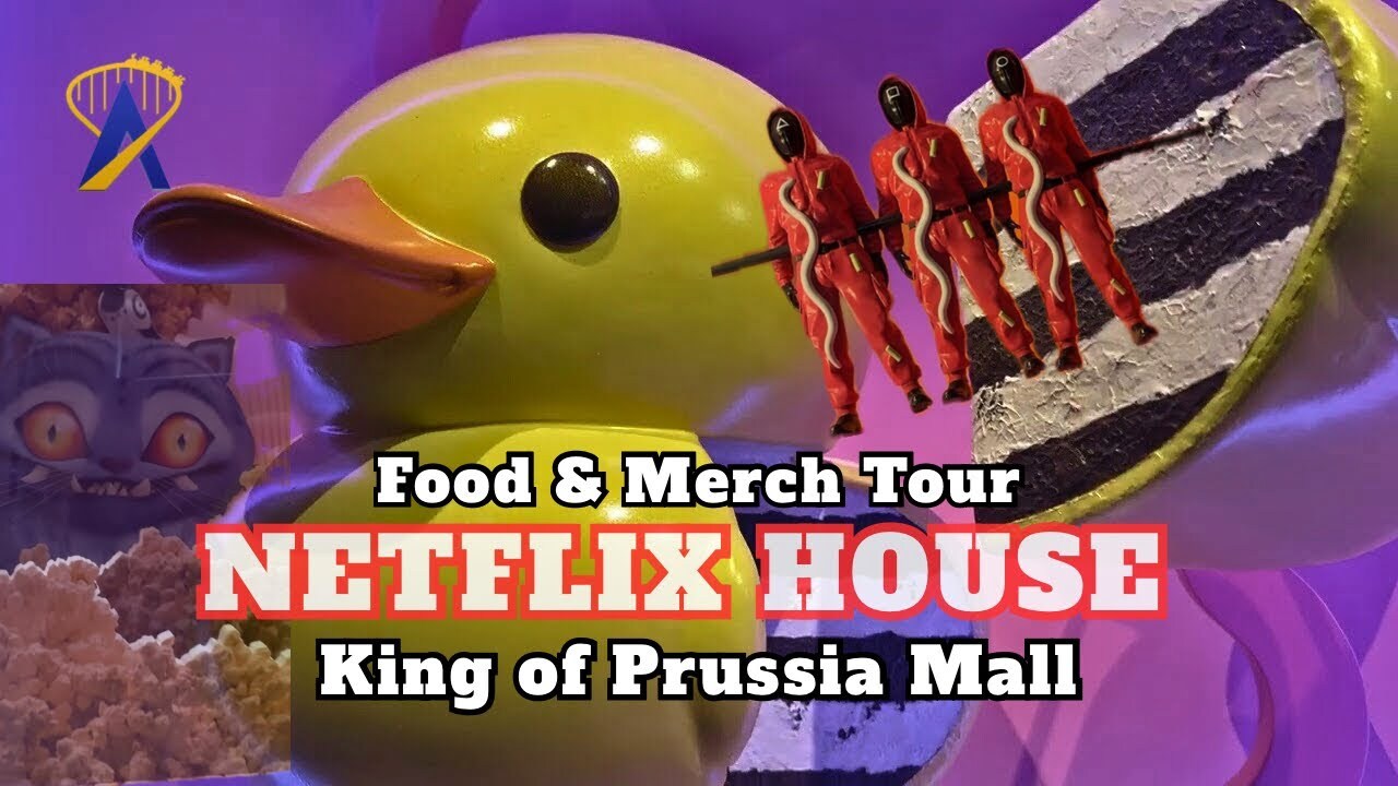 Video thumbnail for Netflix House Philadelphia - Food and Merch tour