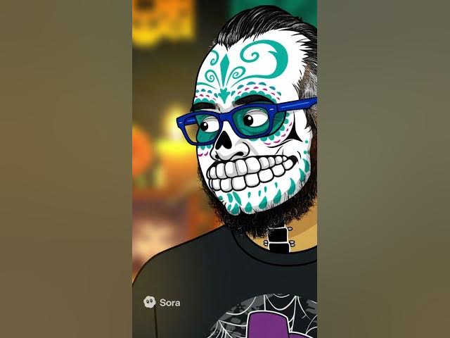 Video thumbnail for Dia de Los Muertos #aifunnyvideos #dayofthedead #cartoon