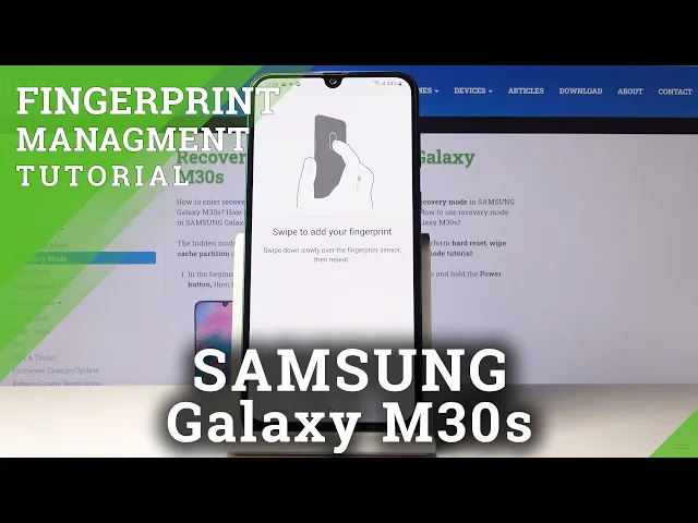 Video thumbnail for How to Set Up Fingerprint in SAMSUNG Galaxy M30s – Add Fingerprint Unlock