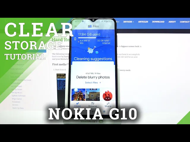 Video thumbnail for How to Clean Storage on NOKIA G10 - Remove Junky Files