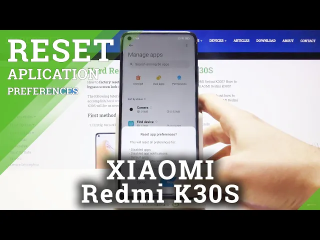 Video thumbnail for How to Reset App Preferences in XIAOMI Redmi K30S – Restore App Preferences