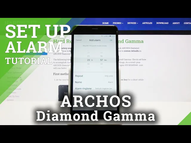 Video thumbnail for How to Set Up Alarm Clock on Archos Diamond Gamma – Alarm Clock Settings