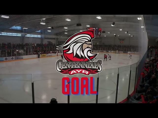 Video thumbnail for Ayr Centennials Goal Horn 2025