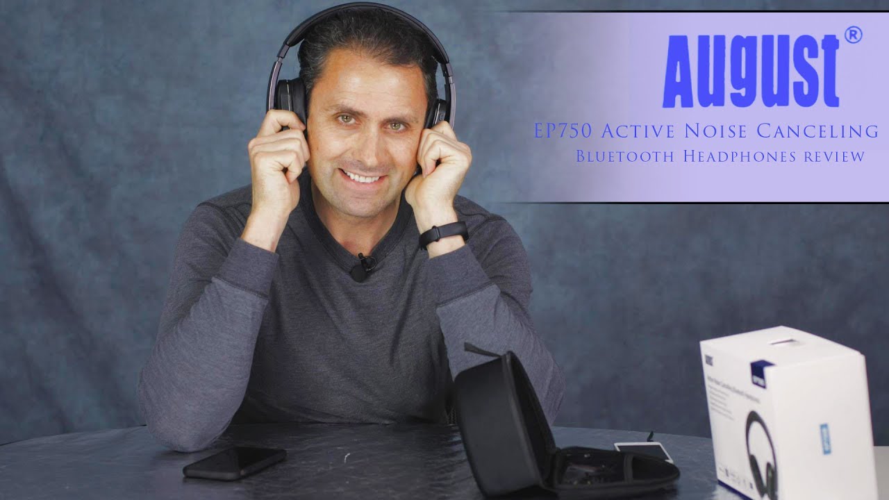 Video thumbnail for August EP750 Active Noise Canceling BT Headphones Review | 4K