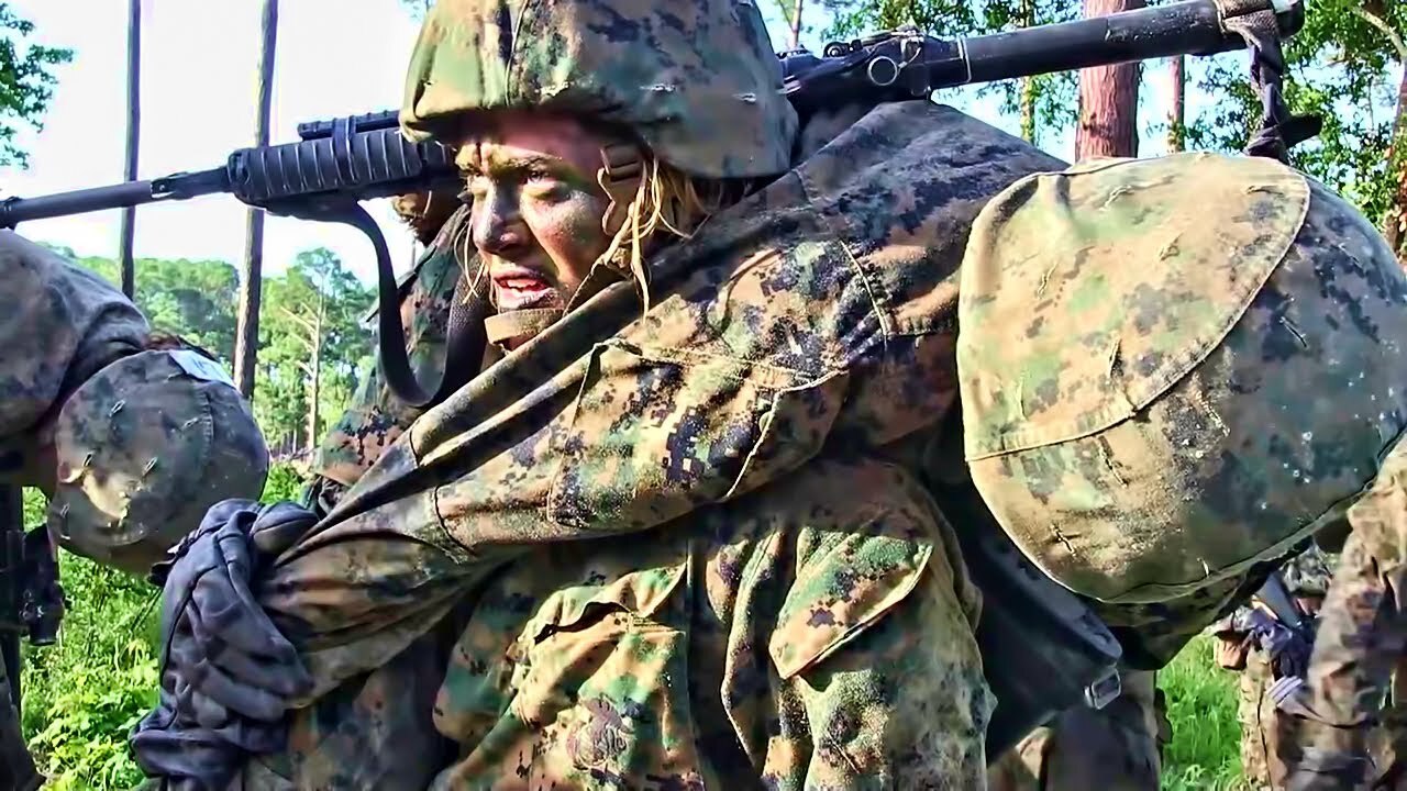 Video thumbnail for Want To Be A U.S. Marine? • Boot Camp Combat Course