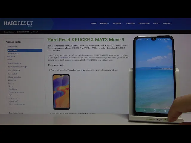 Video thumbnail for Kruger & Matz Move 9 - Incoming Call Screen Introduction