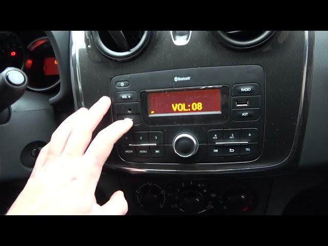 Video thumbnail for How to Volume Radio Up and Down in Dacia Sandero ( 2011 - 2020 )- Change Radio Volume