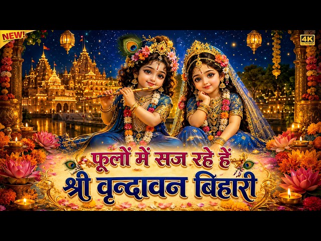 Video thumbnail for फूलो में सज रहे है श्री वृन्दावन बिहारी || Phoolo Me Saj Rahe H || Krishna Bhajan || Bhumika Shrama