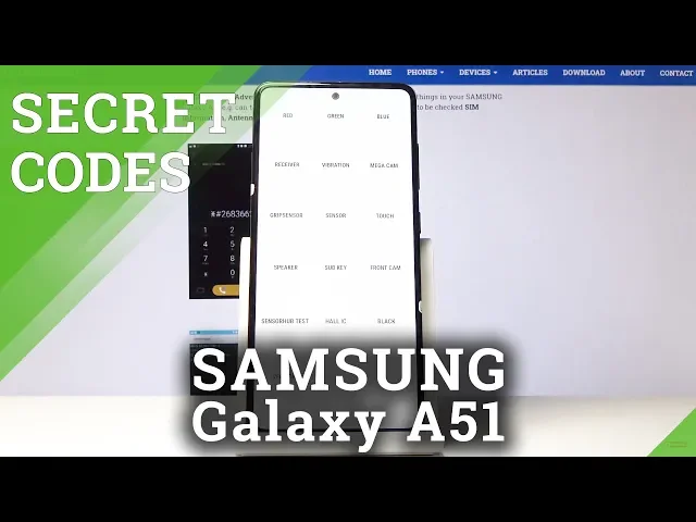 Video thumbnail for How to Use Secret Codes on Samsung Galaxy A51 – Hidden Features