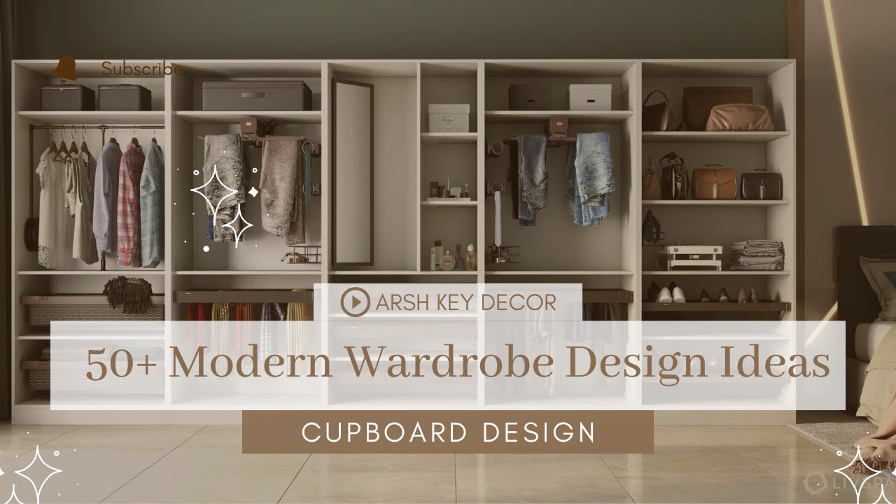 Video thumbnail for Transform Your Bedroom with These 50+ Modern Wardrobe Interior Design Ideas | Cupboard Design