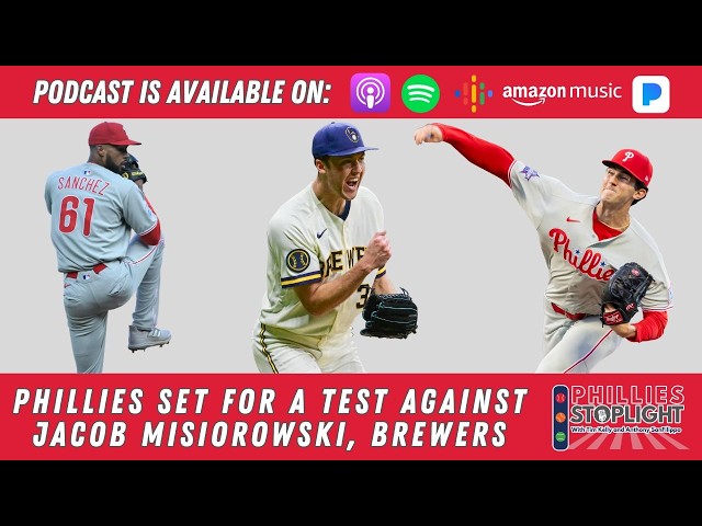 Video thumbnail for Phillies Stoplight🚦: Set for a test against Jacob Misiorowski, Brewers