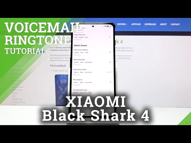 Video thumbnail for How to Change Voicemail Notification Sound in Xiaomi Black Shark 4 - Incoming Notification Melody
