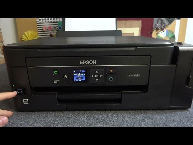 Video thumbnail for How To Print From SD Card Epson ET 2650 | Printing Photos