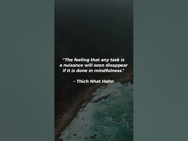 Video thumbnail for Mindful Mastery: Transforming Tasks from Nuisance to Nourishment..#zenquotes #mastery #shorts