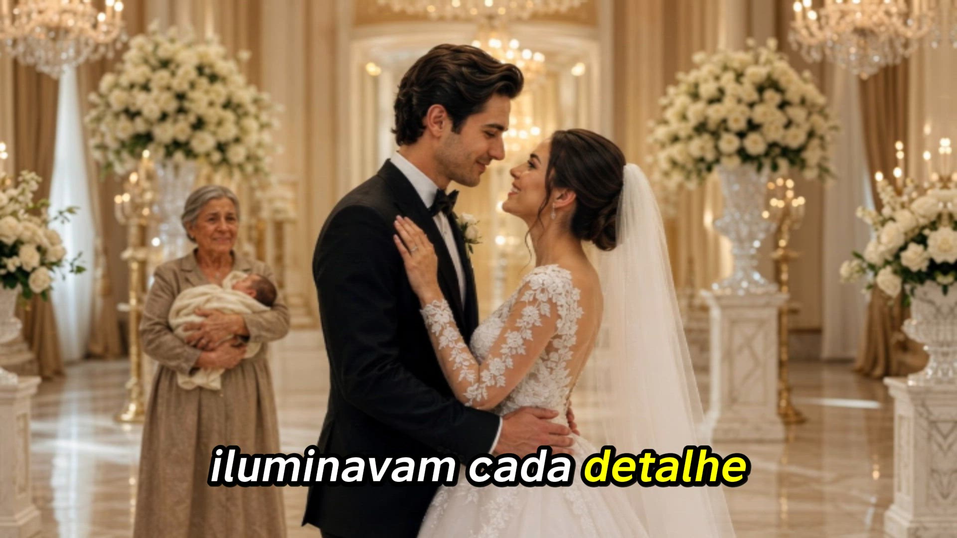 Video thumbnail for O Casamento Parou Quando Uma Idosa Entrou com um Bebê nos Braços: "Vim Trazer o Filho Que Você Abandonou"