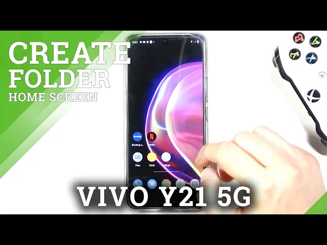 Video thumbnail for How to Create Folder on Home Screen in VIVO V21 5G - Add Folder to Home Screen