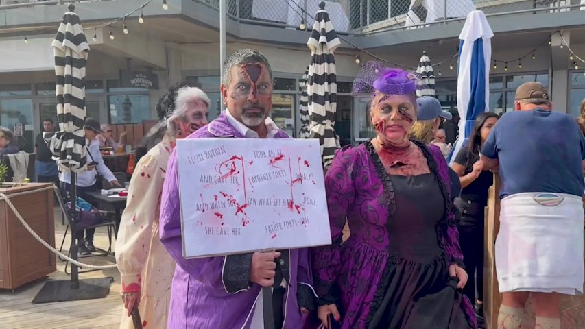 Video thumbnail for Asbury Park Zombie Walk kicks off spooky season at the Jersey Shore