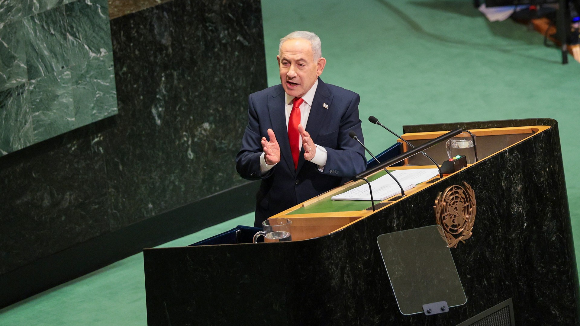 Video thumbnail for Netanyahu attacks Mamdani at UN, puts him in Israeli campaign ads