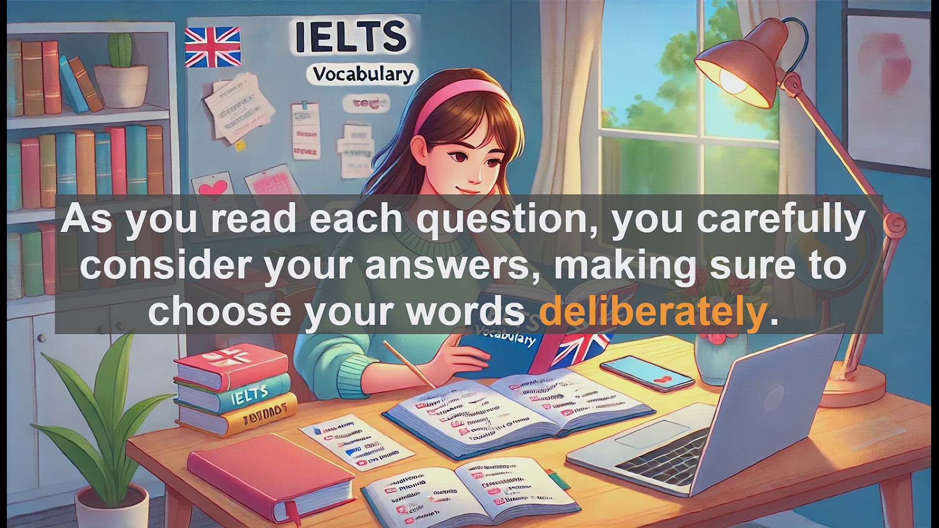 'Video thumbnail for 2500 Must Know IELTS 6.5 Vocabulary - Understanding 'Deliberately': Meaning, Usage, and Examples'