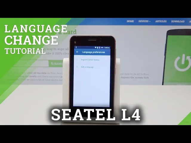 Video thumbnail for How to Change Language in Seatel L4 - List of Languages