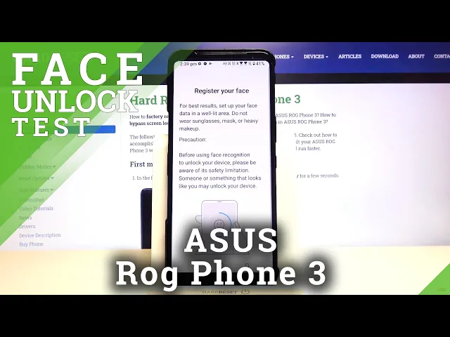 Video thumbnail for Face Unlock Test in ASUS ROG Phone 3 - How Fast it is